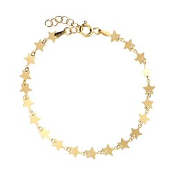 Gold Plated Star Bracelet